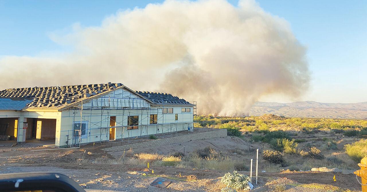 Big fire started near high-end development - Vimarsana News