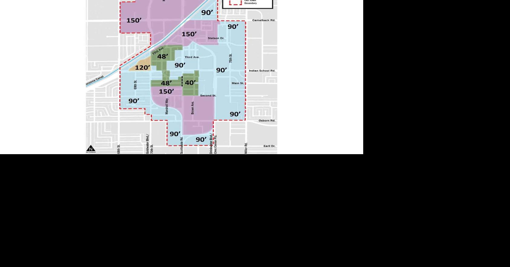 Scottsdale Az Zoning Map Scottsdale City Council To Review Downtown Heights | City News | Scottsdale .Org