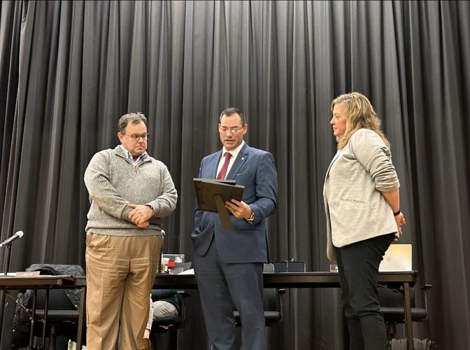 Michael Ridenour White and Ridenour recognized for their service to the Shelby BOE ...