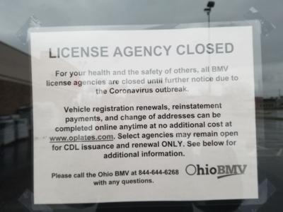 Coronovirus Prevention Ohio Bmv Office Closed In Shelby News Sdgnewsgroup Com