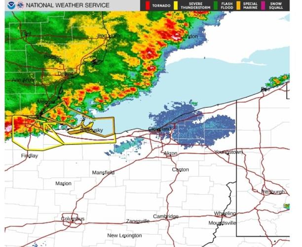 Severe thunderstorm warning issued for multiple Ohio counties | News ...