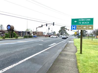 Intersection at Broadway and Highway 101
