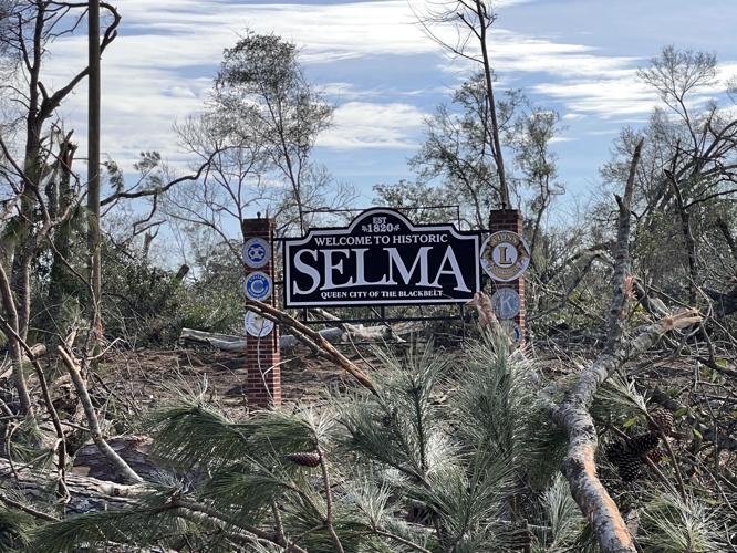 Selma sign tornado damage by cindy.jpg