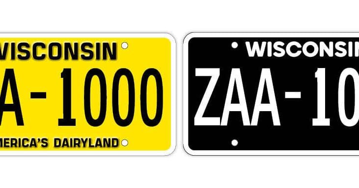 New license plates in Wisconsin to generate $25M for roads