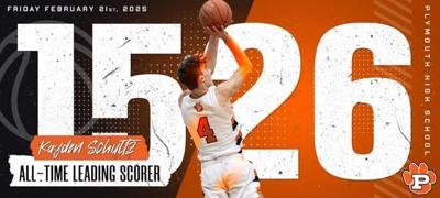 Plymouth's Kayden Schultz becomes Panther's all-time scorer | Local ...