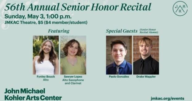 Students Fynley Bouck & Sawyer Lopez to perform in Senior Honor Recital