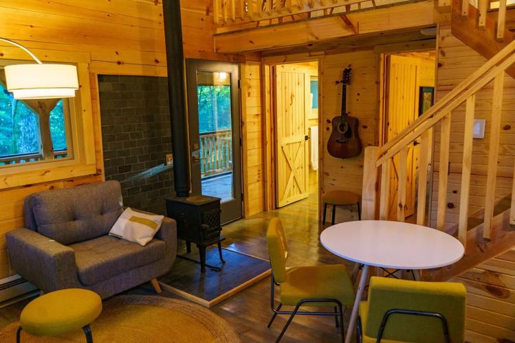 New luxurious cabin in Viroqua, Wisconsin has beautiful views of the