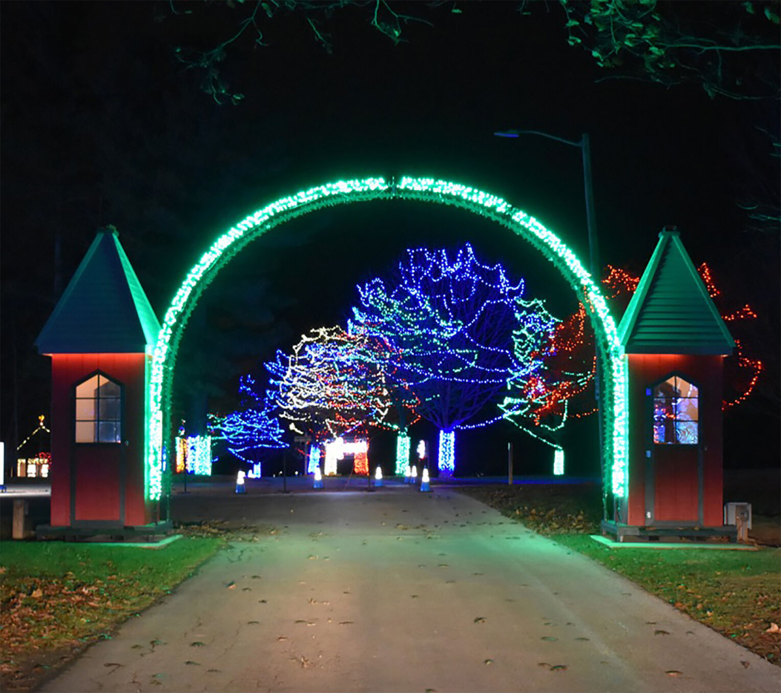 evergreen park christmas lights