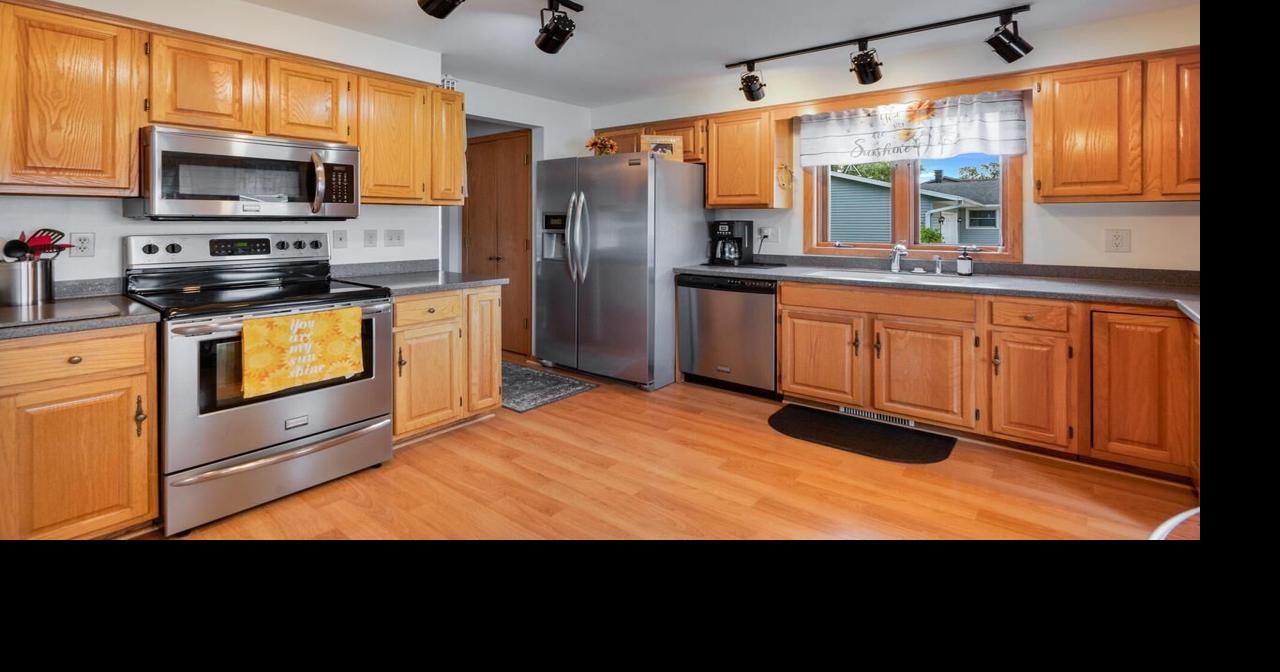 Eat in kitchen with SS appliances 2 pantry closets sheboygansun com