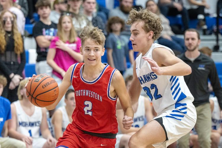 Scenes from Southwestern vs Waldron basketball Sports