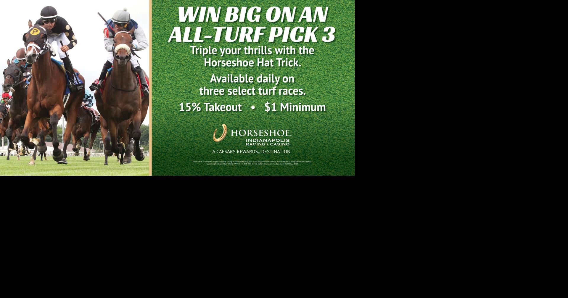 All Turf Pick 3 wager unveiled on Caesars Day at Horseshoe Indianapolis