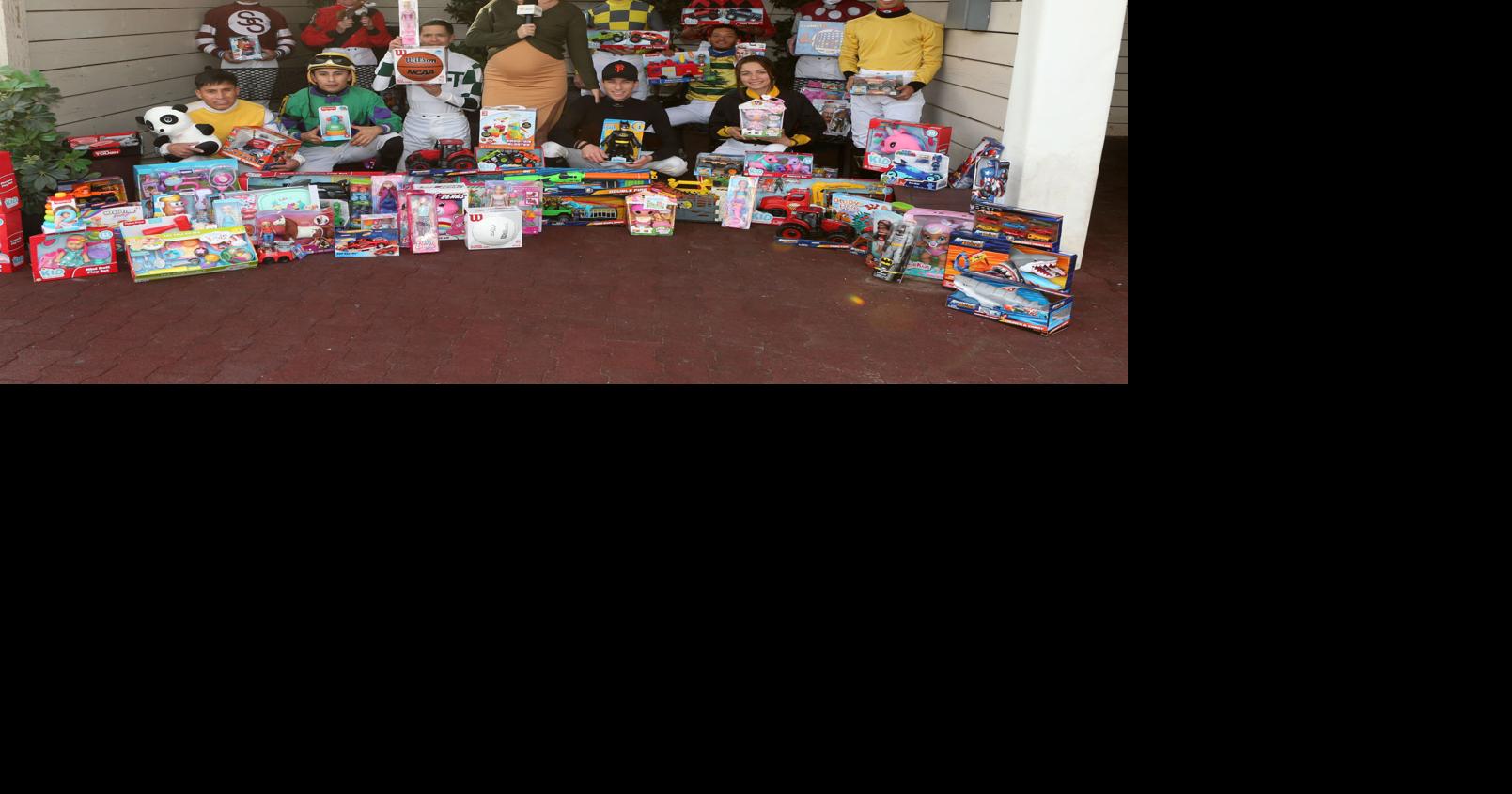 Jockeys hold annual Toy Drive at Indiana Grand Sports