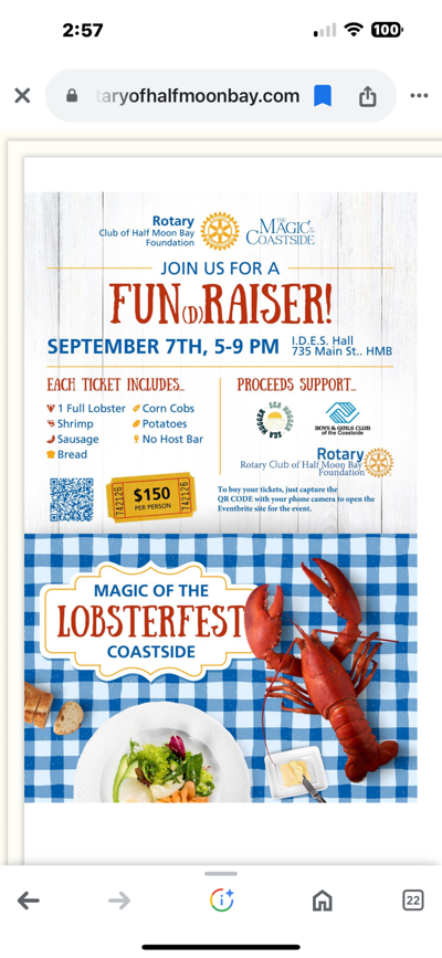 Magic of the Coastside Lobsterfest