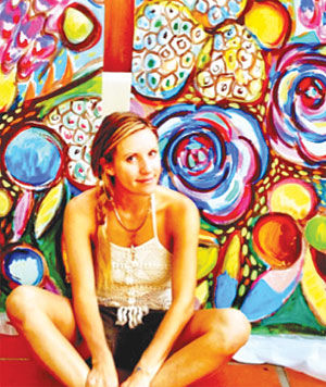 Former Sequoia tri-sport athlete embraces art: Lindsay James has turned to painting to fill ‘athletic hangover’
