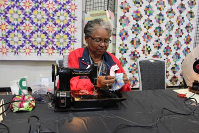 Quilt exhibit county fair