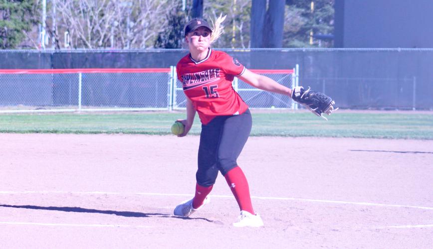 Burlingame softball Kasey Lyons