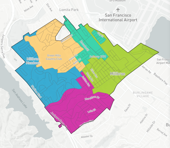 Millbrae narrows maps to 5 Local News
