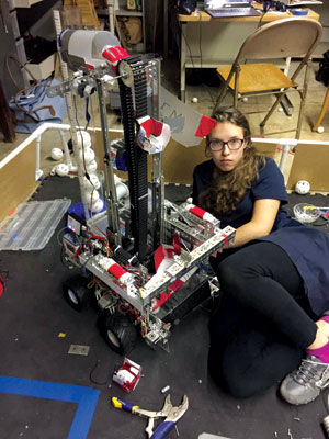 Building a dream machine: Robotics program gains recognition, shows students how to apply lessons in the classroom to the real world