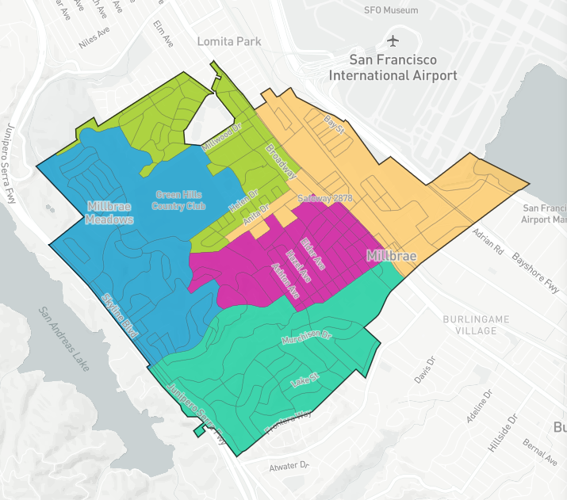Millbrae narrows maps to 5 Local News