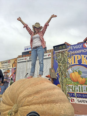 Pumpkin glory: Washington schoolteacher Tobeck wins weigh-off with 1,910-pounder