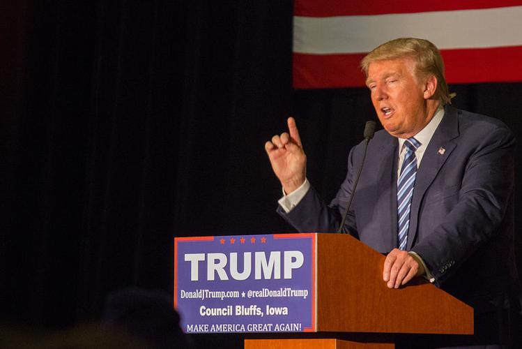 Donald Trump speaking