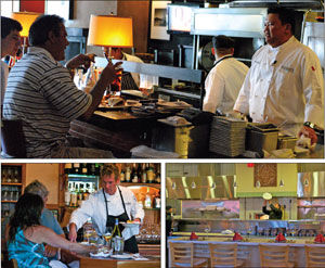 The view from the counter