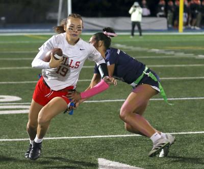 Mills flag football: Luna Mengel-Yoshimura