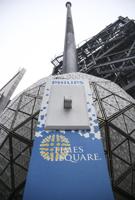 New Year's Eve in Times Square still on, with smaller crowd