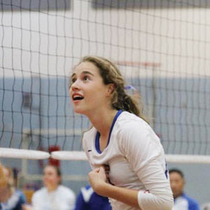 Burlingame’s Crouch heart and soul of fiery S.I. volleyball team