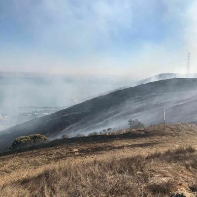Brisbane fire-San Bruno Mountain