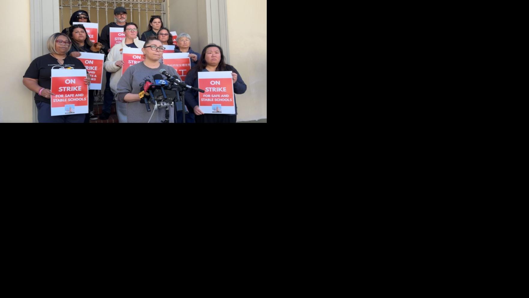 San Francisco public schoolteachers strike over wages and health benefits