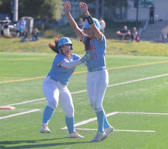 Hillsdale softball: Taylor O'Mahony Celebrates