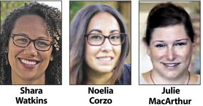 Shara Watkins,  Noelia Corzo and Julie MacArthur