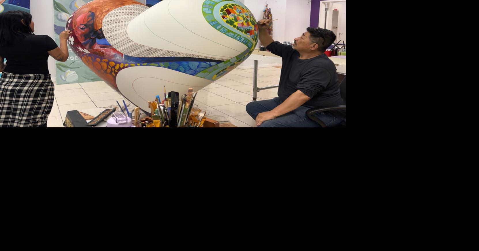 At Tanforan, artists fill vacancies: Therapeutic art collective Atelier for Healing is embarking on diverse creative ventures, including Hearts for SF sculpture