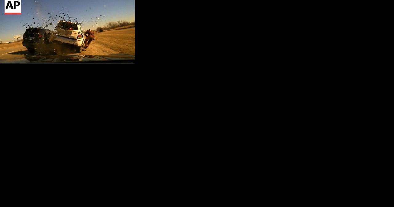 Oklahoma trooper violently thrown to the ground as vehicle on interstate hits one he'd pulled over - Vimarsana News