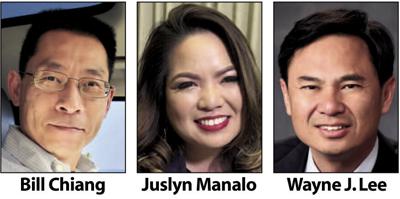 Bill Chiang, Juslyn Manalo and Wayne J. Lee