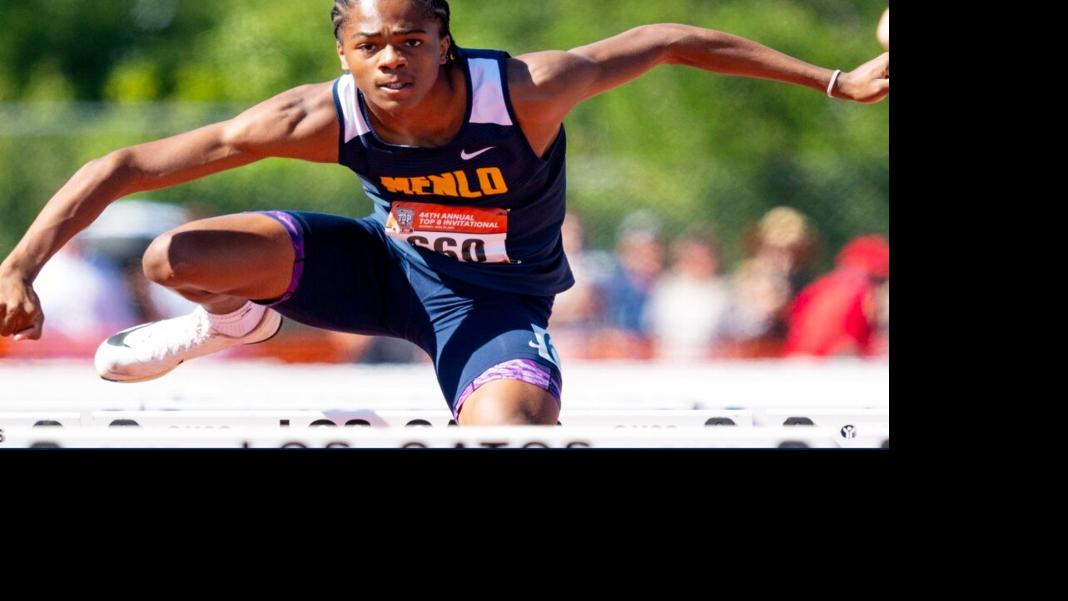 Menlo School hurdler Tres Onyejekwe stars at Nike Outdoor Nationals in Oregon
