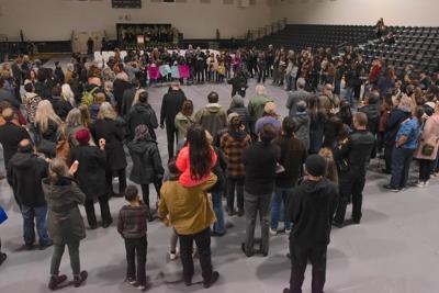 Half Moon Bay gather for a candlelit moment of silence