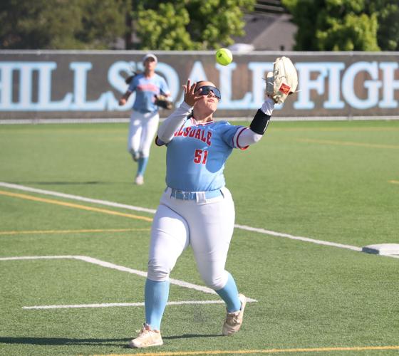 Hillsdale softball: G Brum defense
