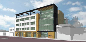 Four-story office project proposed in Burlingame: Planning officials to study mixed-use commercial development near downtown Caltrain station