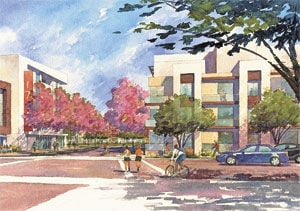 Second go for Station Park Green development: Proposal features 599 units by San Mateo’s Hayward Park Caltrain Station