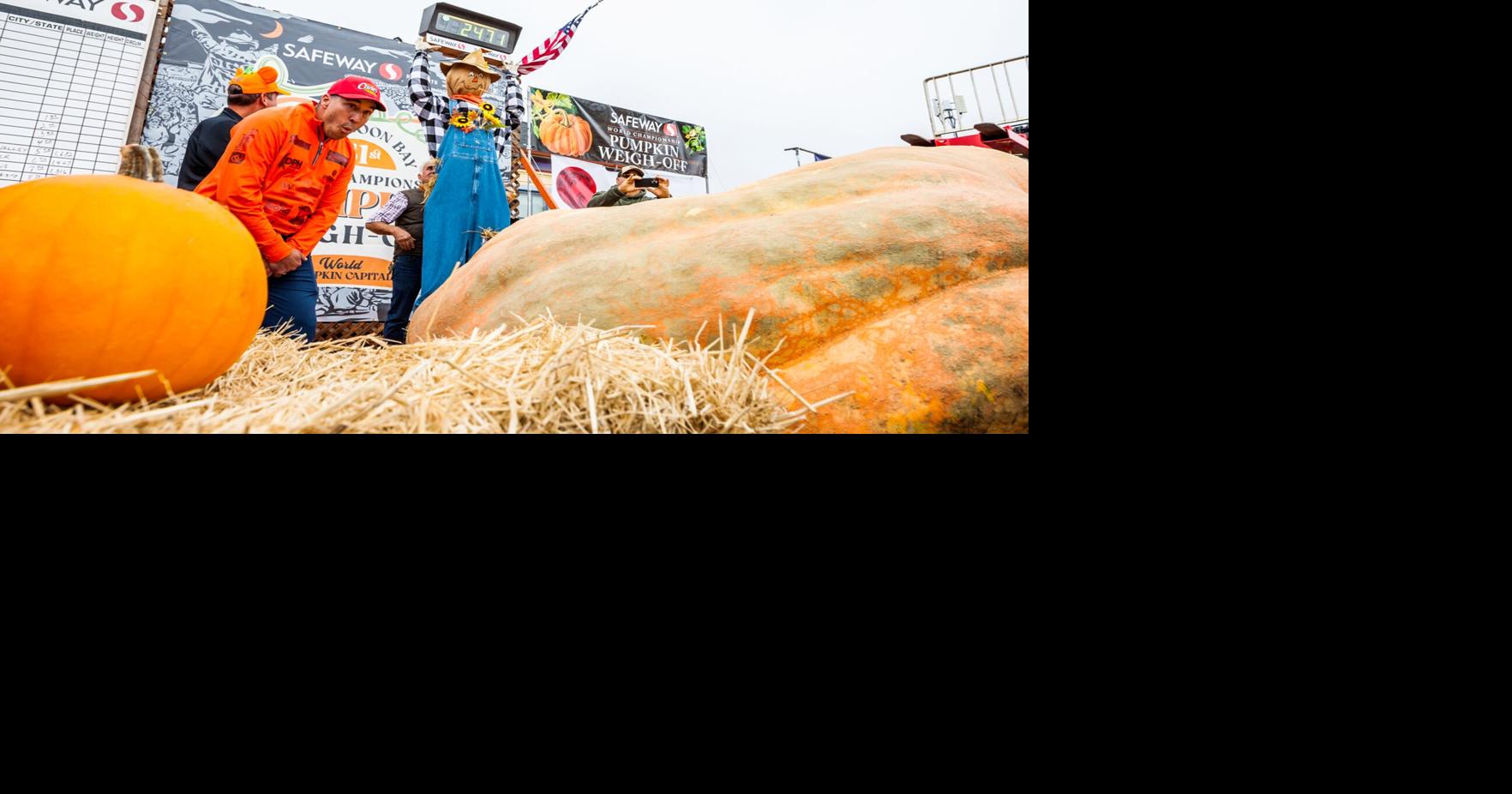 Oh my gourd : Minnesotan repeats as Weigh Off champ with 2 471 pound