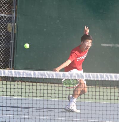 Burlingame tennis: Caleb Chou