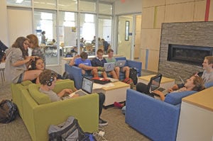 Nueva students settle in at Bay Meadows: Private high school opens to first classes of students