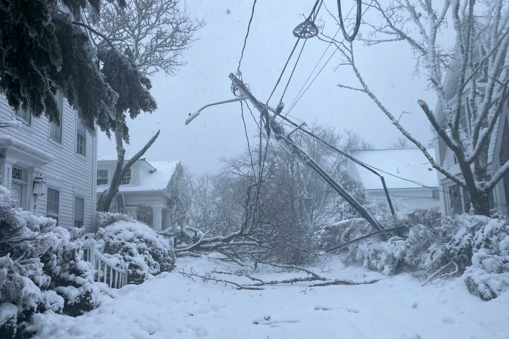 Snow After Math Power outages, piles of snow vexing parts of Northeast in snowstorm ...