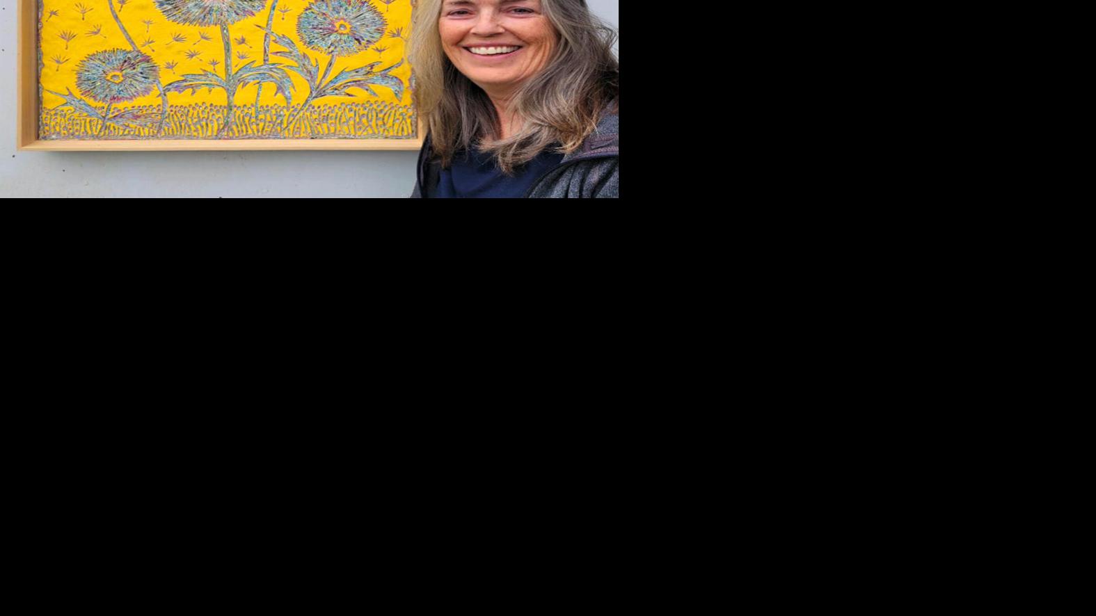 ‘A twist of good fortune’: Sandra Keely’s carved acrylic paintings on view in Half Moon Bay