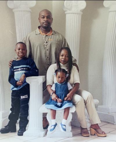 Tedrick Towns and family