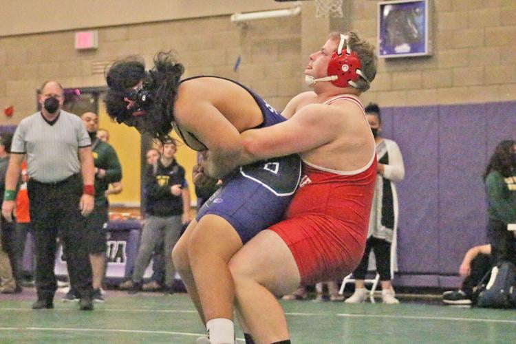 Burlingame heavyweight Xavier Bruening