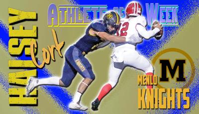 athlete of the week menlo football cort halsey
