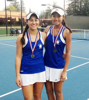 Hillsdale's Spievack and Iinuma win CCS tennis title